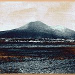 stilisiertes Bild vom Vesuv, Meeransicht