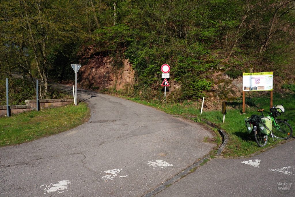 Rote Fels in Burermillen, Geopark Müllerthal