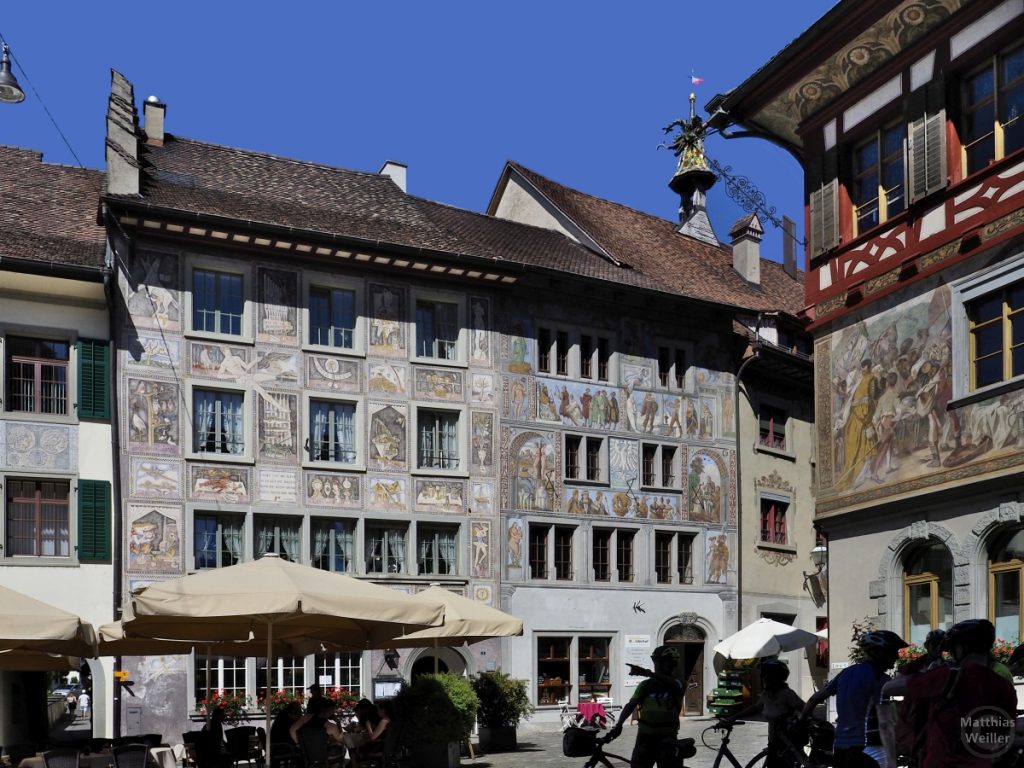 Fassadenmalerei in Stein am Rhein