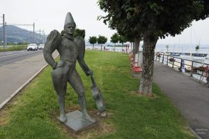 Skulptur Circus Knie am Hafen Rapperswil