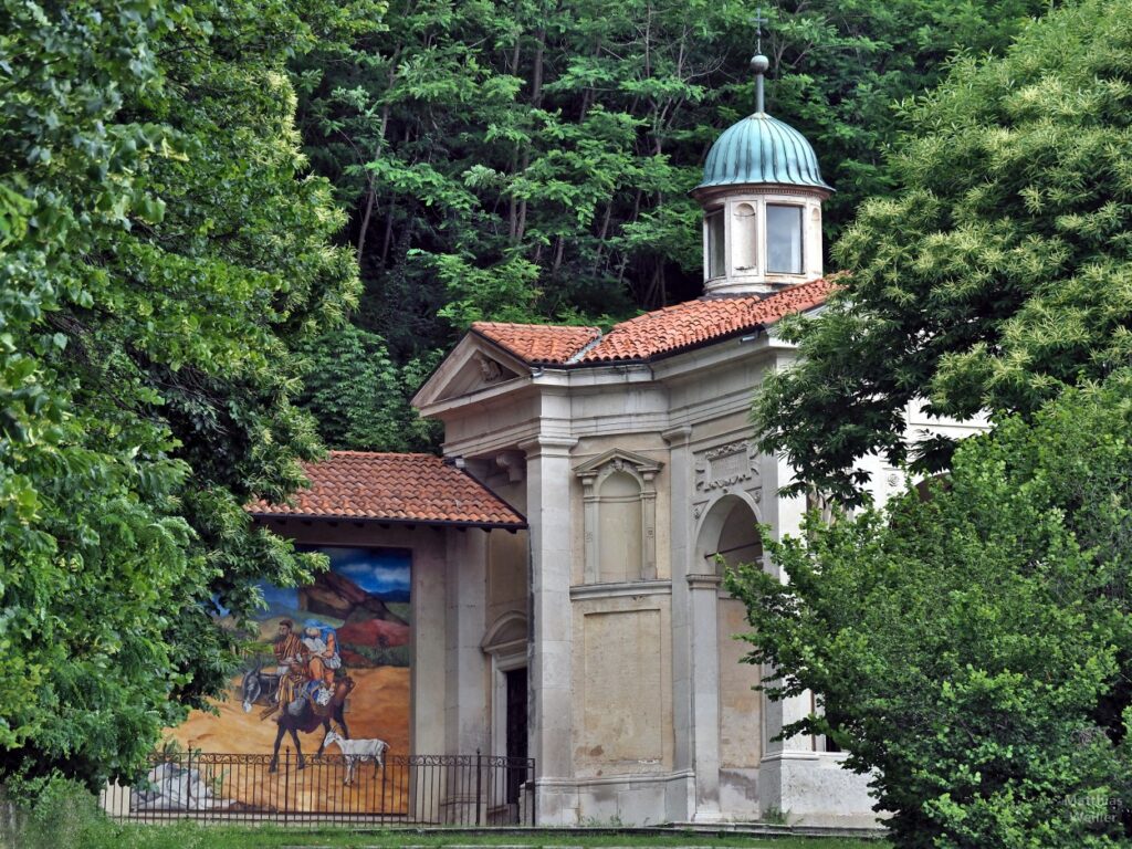 Sacro Monte, zweituterste Kapelle mit Bilddarstellung