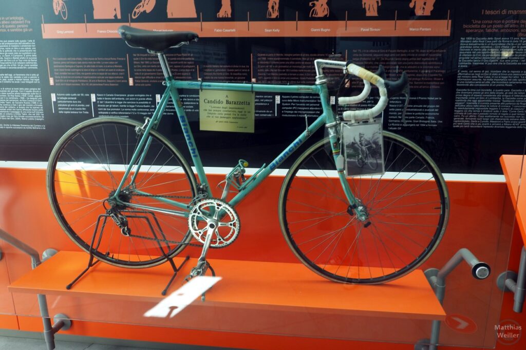 Museo del ciclismo Madonna del Ghisallo: Rennrad von Candido Barazzetta