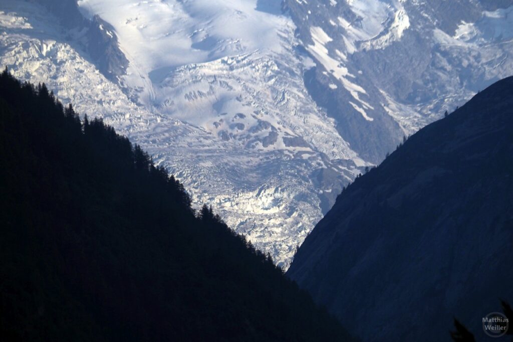 Gletscher vom Mont Blanc