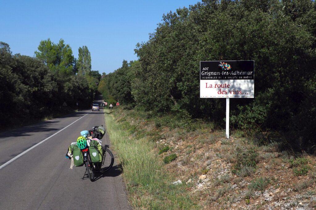 Straßenbild "La route des vins "