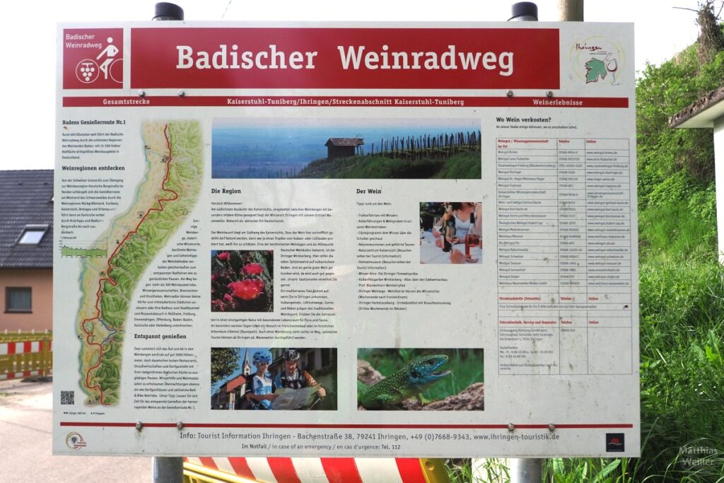 Infotafel Baidscher Weinradweg