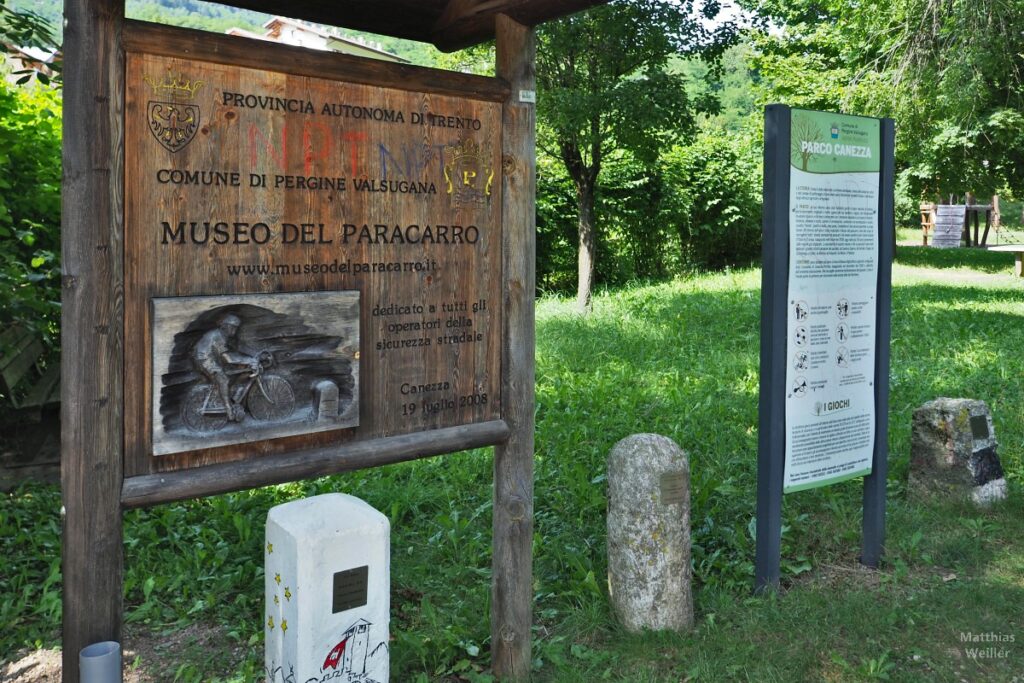 Infotafel Museo de Paracarro, Canezza