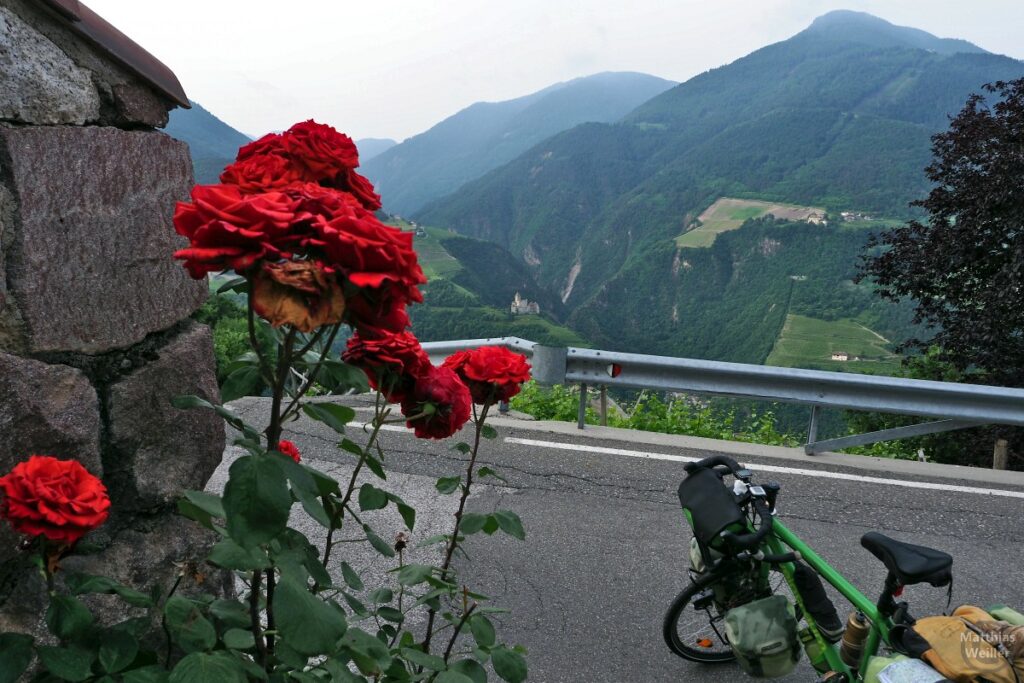 Blick ins Eisacktal, Velo, Rosenstock