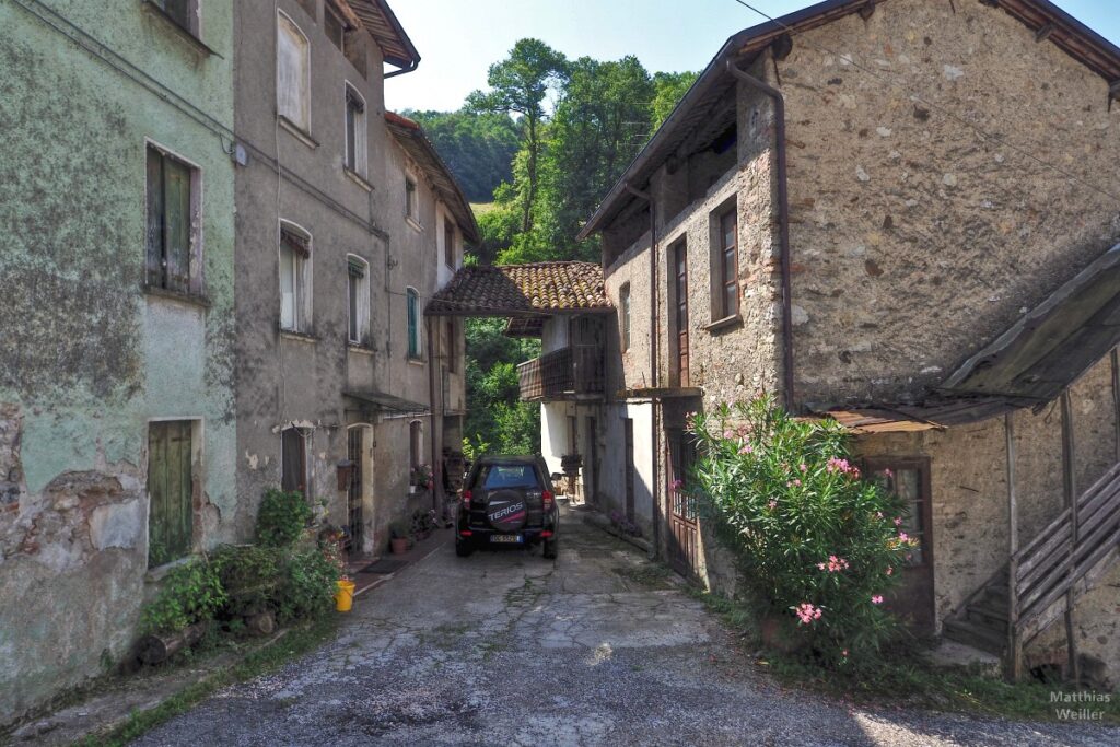 Hinterhof in Valli del Pasubio