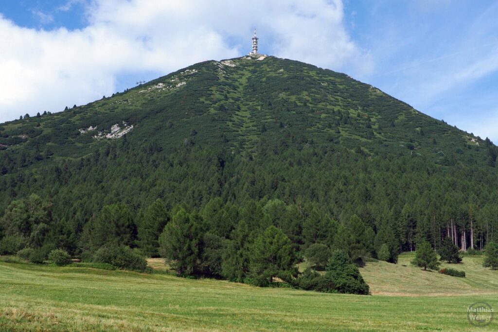 Cima Palon mit Sendemast am Monte Bondone