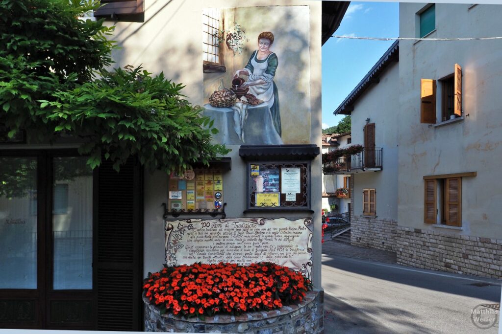 Fassadenbild für Restaunrant in Treviso Bresciano