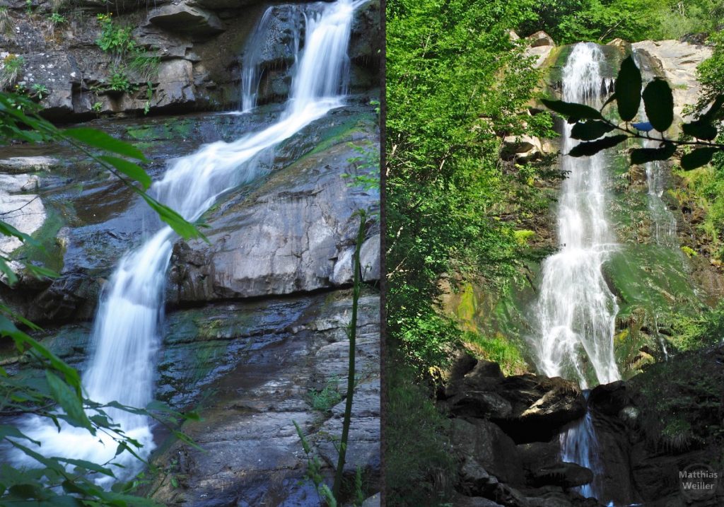 Doppelbild Cascata della Rovinaccia (Monte Cimone)