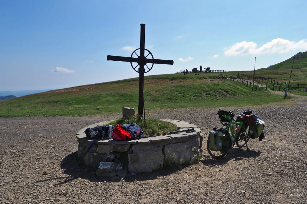 Sattel Croce Arcana mit Kreuz und Reisvelo