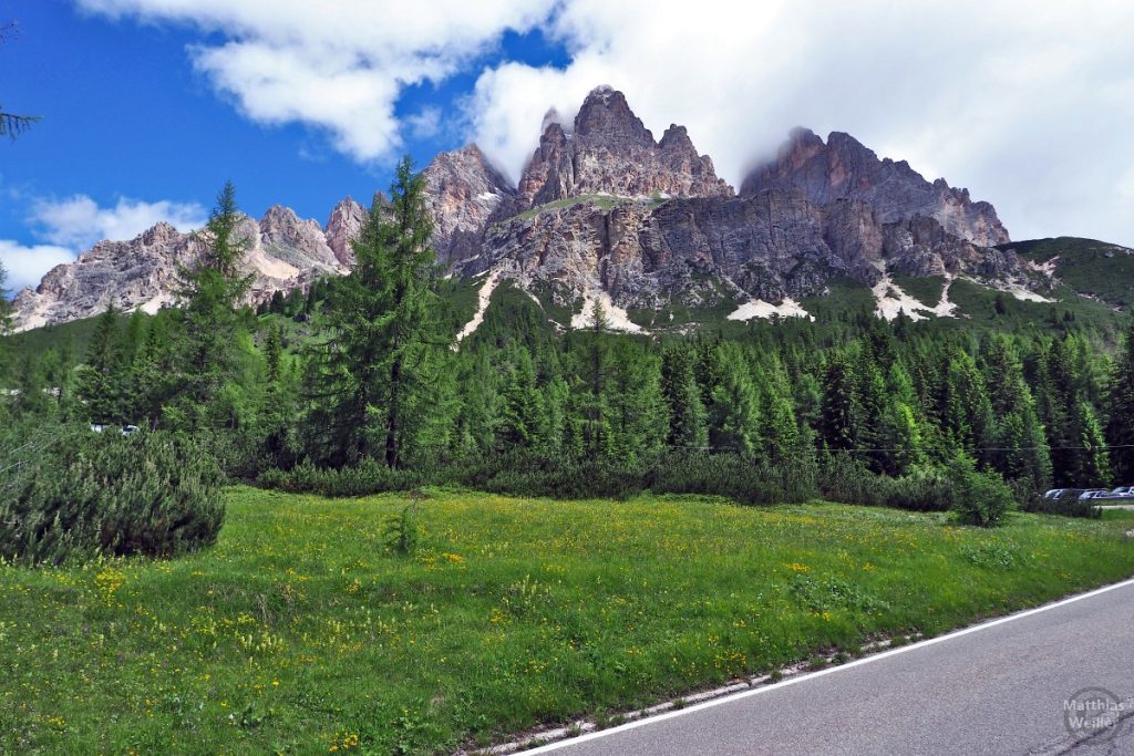 Bergkulisse am Passo Tre Croci